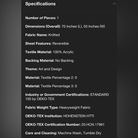 Casaluna Hand-Knit bed throw - Natural NWT - Picture 6 of 8